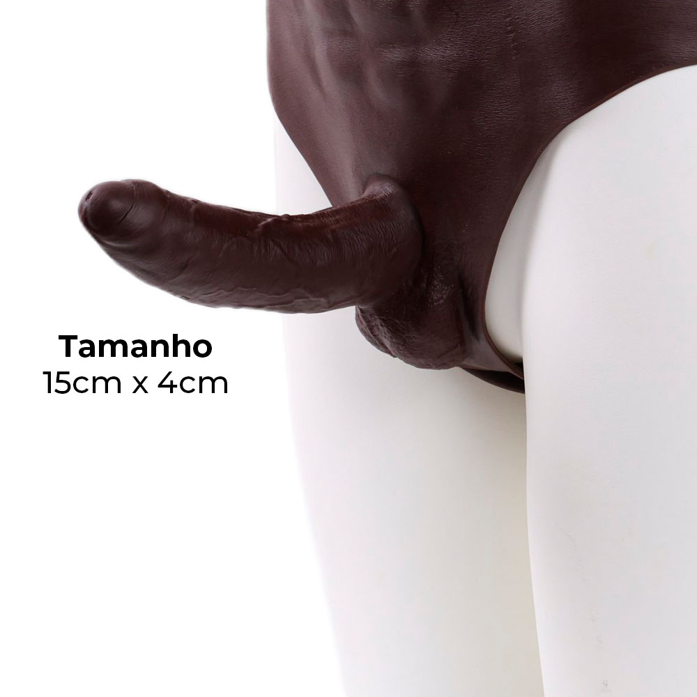 Capa Peniana Segunda Pele com Vibração sem Fio 15cm x 4cm - Imagem 3