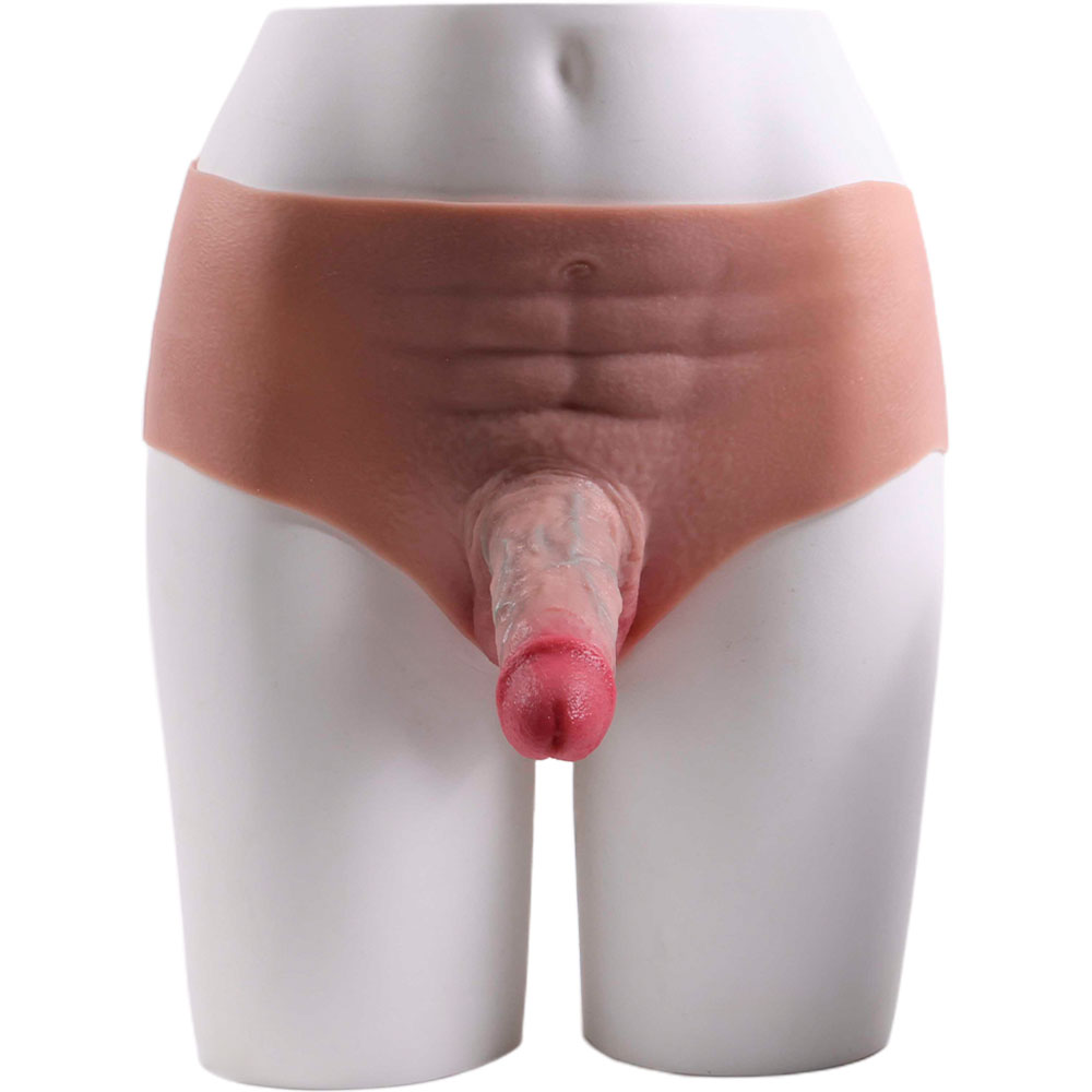 Cinta Peniana Segunda Pele em Silicone com Prótese Realista 16cm x 4,8cm - Imagem 12