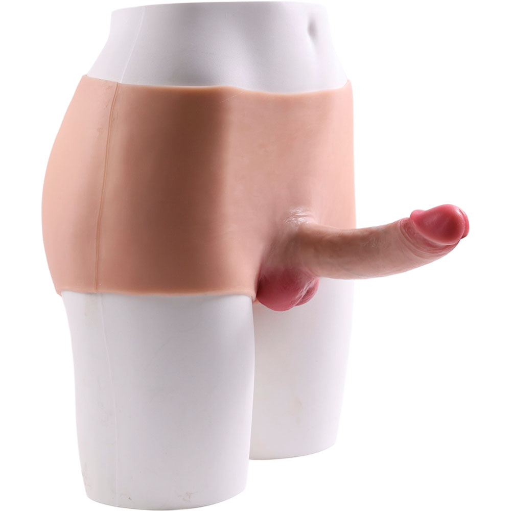Cinta Peniana Segunda Pele em Silicone com Prótese Realista 17cm x 4,5cm - Imagem 18