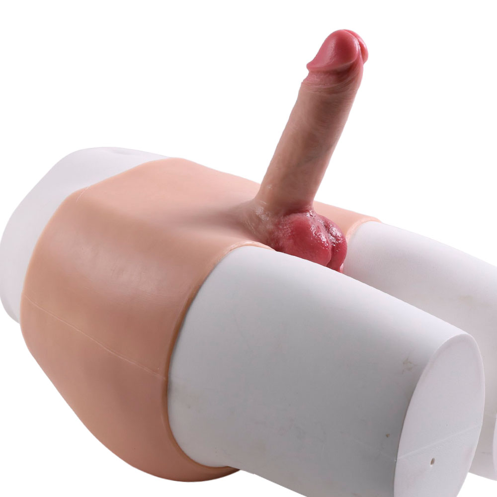 Cinta Peniana Segunda Pele em Silicone com Prótese Realista 17cm x 4,5cm - Imagem 8