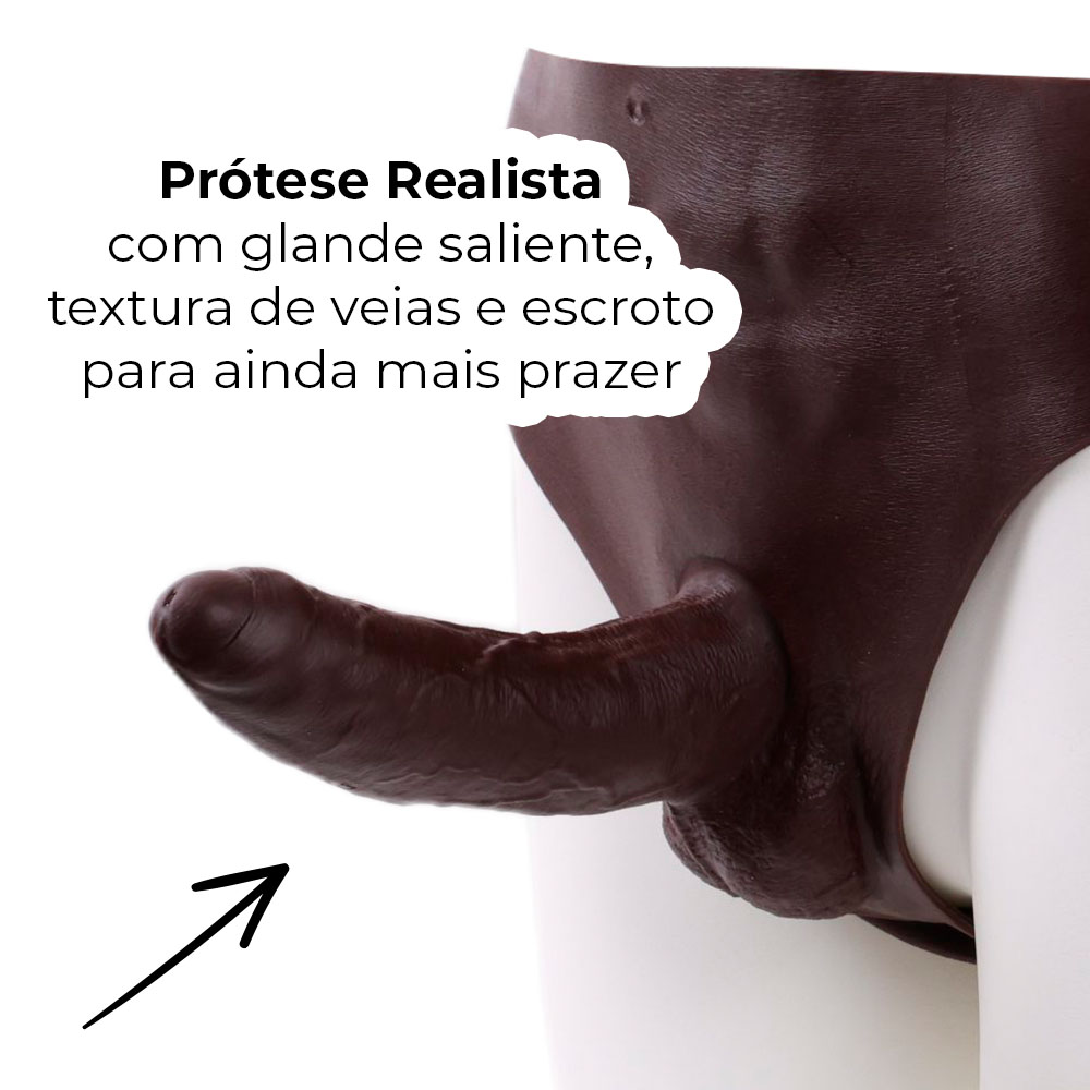 Capa Peniana Segunda Pele com Vibração sem Fio 15cm x 4cm - Imagem 5