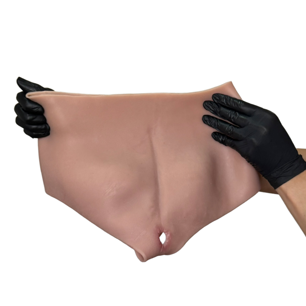 Cinta Peniana Segunda Pele em Silicone com Prótese Realista 17cm x 4,5cm - Imagem 14
