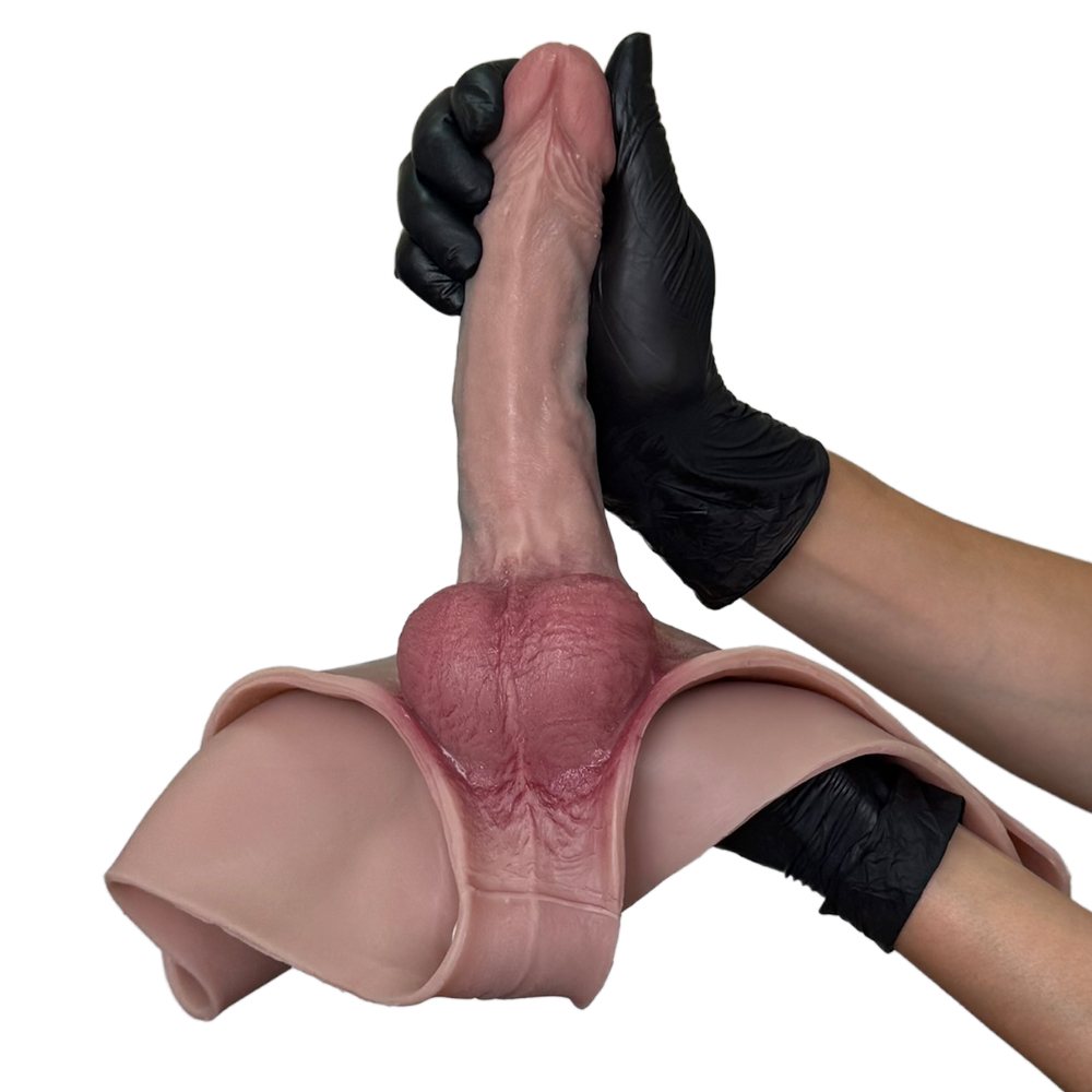 Cinta Peniana Segunda Pele em Silicone com Prótese Realista 16cm x 3cm - Imagem 10