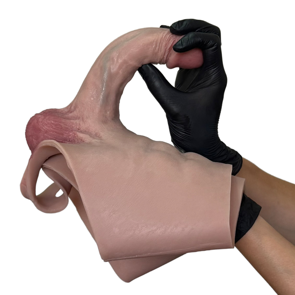 Cinta Peniana Segunda Pele em Silicone com Prótese Realista 16cm x 3cm - Imagem 11