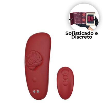 Vibrador de Luxo Recarregável para Calcinha com Imã e Controle Remoto