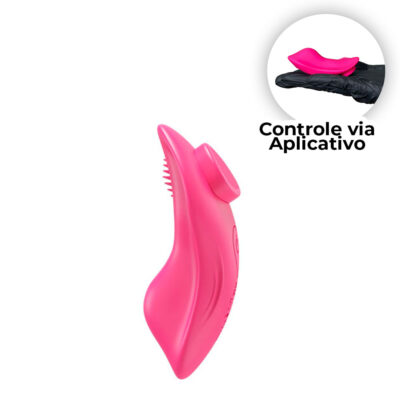 Vibrador Recarregável para Calcinha com Imã e Controle via Aplicativo