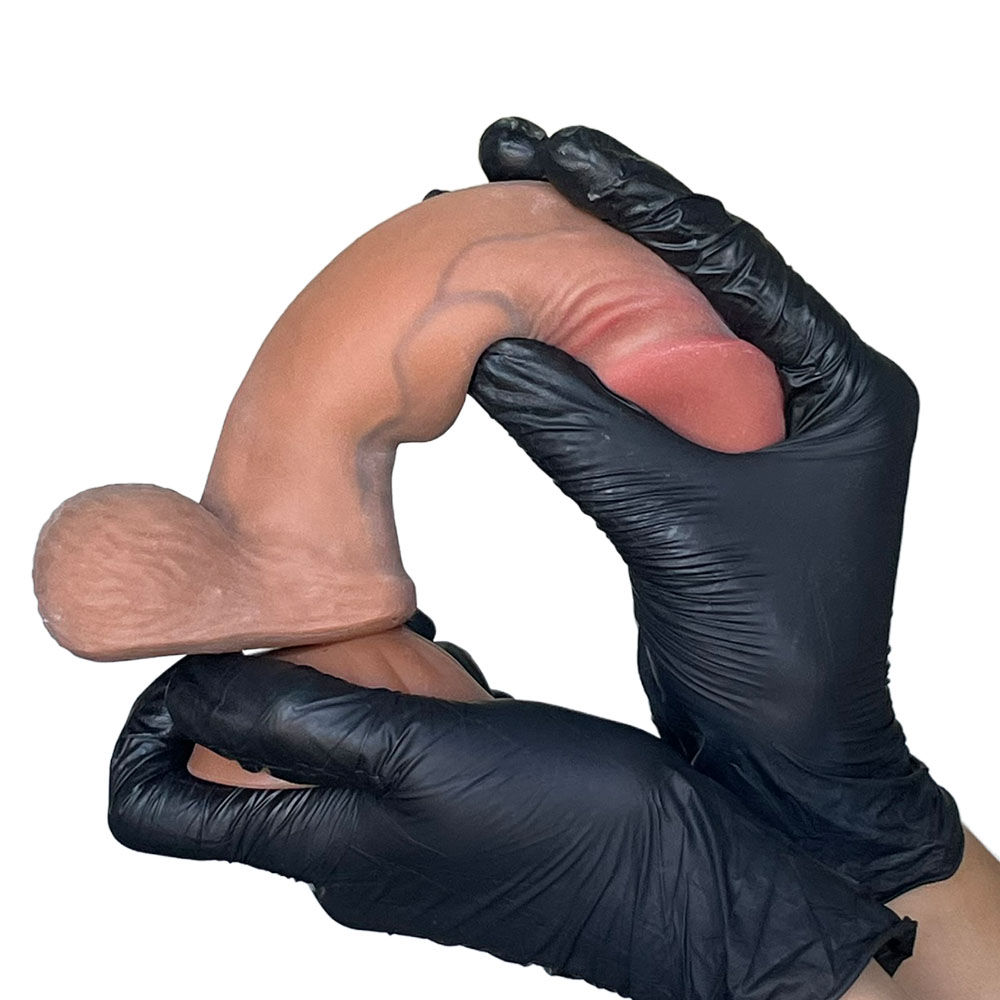 Cinta Peniana 17cm x 3,5cm Dupla Camada (Pele que estica) Com vértebra Marrom - Imagem 20