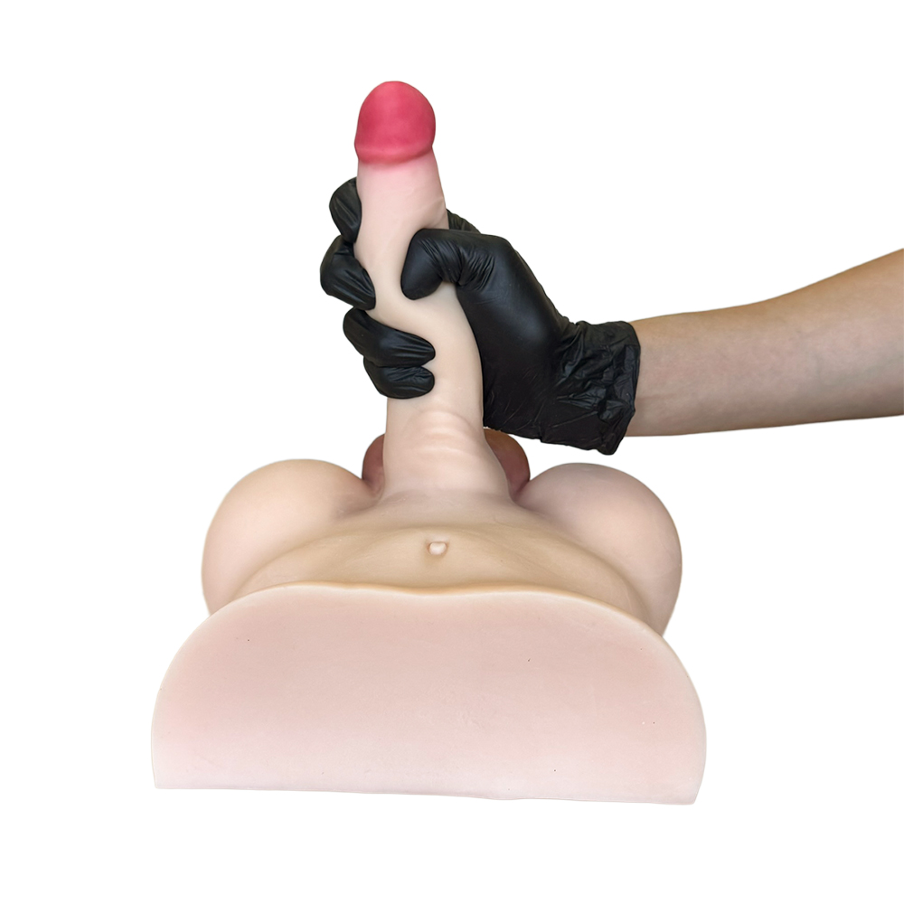 Masturbador Formato Masculino com Pênis Realístico, Ânus e Escroto - Imagem 17