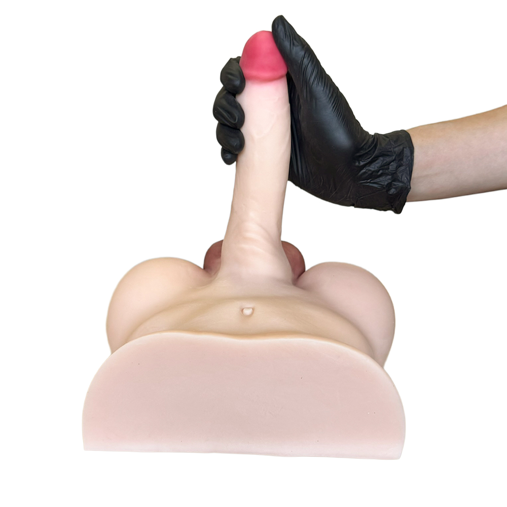 Masturbador Formato Masculino com Pênis Realístico, Ânus e Escroto - Imagem 10