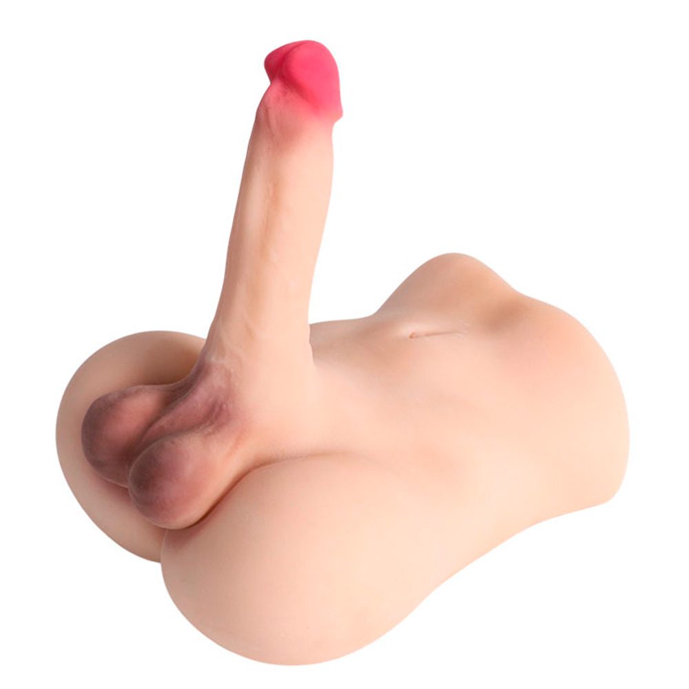 Masturbador Formato Masculino com Pênis Realístico, Ânus e Escroto - Imagem 27
