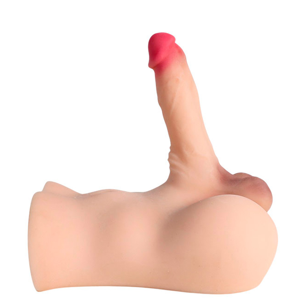 Masturbador Formato Masculino com Pênis Realístico, Ânus e Escroto - Imagem 29